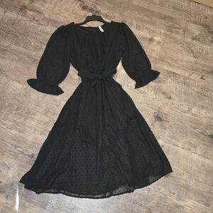 Elegant Black Women's Dress